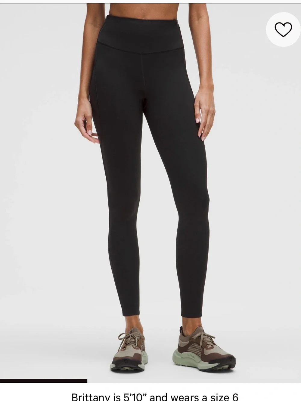 Lululemon fast and free high rise tight 28” black